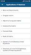 Matrices and Determinants Screenshot 1