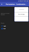 Permutation - Combination Calc screenshot 4
