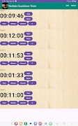 Multiple Countdown Timer स्क्रीनशॉट 2