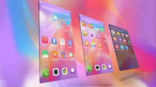 Colorful Simple PhoneX OS - APUS launcher theme screenshot 1
