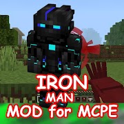 Iron Hero Mod For Minecraft PE poster