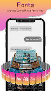 My Photo Keyboard - Fonts captura de pantalla 4