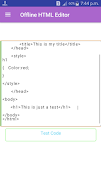Offline HTML Editor โปสเตอร์