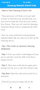 Samsung Network Unlock Guide ảnh chụp màn hình 3