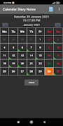 Calendar Diary Notes Pro Poster