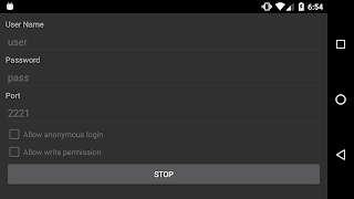 FTP Server for Android TV Screenshot 1