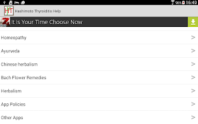 7 Schermata Hashimoto Thyroiditis Help