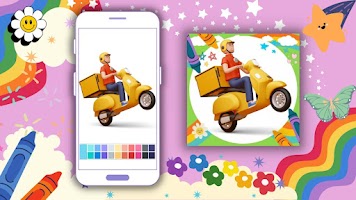 Coloring Book: Courier Offline poster