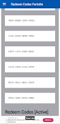 Redeem Code Fortnite ภาพหน้าจอ 6