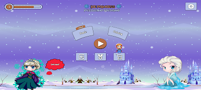 Ice Princess Coloring পোস্টার