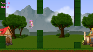 Flappy Witch Cutie screenshot 2