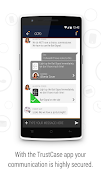 TrustCase The Secure Messenger plakat