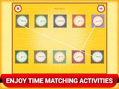 4 Schermata Math Telling Time Clock Games