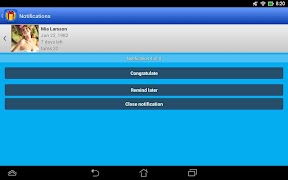 5 Schermata Birthdays: Reminder & calendar