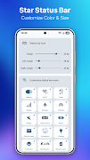 Star Status Bar: Custom Icons screenshot 2