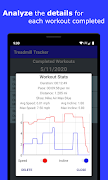 Treadmill Tracker ảnh chụp màn hình 1