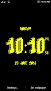 3D Digital Clock LWP screenshot 1