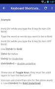 Keyboard Shortcuts screenshot 2