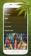 Weed Keyboard Theme اسکرین شاٹ 3
