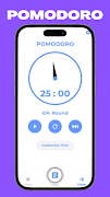 Minimalista Pomodoro Timer Cartaz
