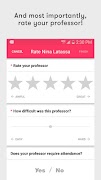 برنامه‌نما Rate My Professors عکس از صفحه