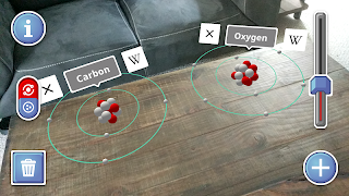AR Atom Visualizer for ARCore स्क्रीनशॉट 1