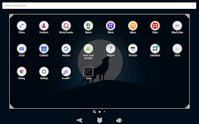 Wolf Xperia™ Theme captura de pantalla 7