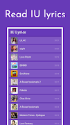IU Lyrics captura de pantalla 4