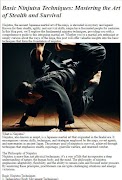 Ninjutsu Lessons Tutorial Affiche