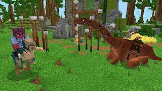Advanced Dinosaurs Mod For Minecraft تصوير الشاشة 1