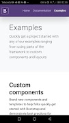 Bootstrap 4 captura de pantalla 4