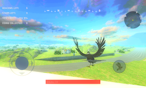Fantasy Crow flying game screenshot 1