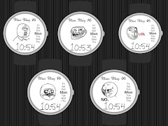 Rage Watchface imagem de tela 1