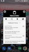 برنامه‌نما Clipboard Editor عکس از صفحه