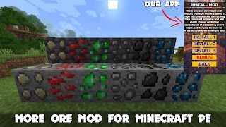 6 Schermata Ore Mod for Minecraft PE