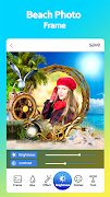 برنامه‌نما Beach Photo Frame عکس از صفحه
