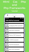 Html Css Php and Php Frameworks Tutorial screenshot 6