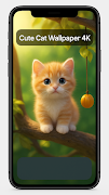 Cute Cat Wallpaper 4K screenshot 5