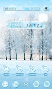 Snow Tree Theme پوسٹر