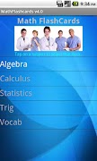 Math FlashCards Cartaz