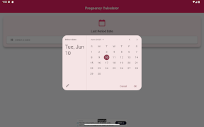 Pregnency calculator скриншот 2
