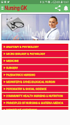 Nursing GK B.Sc GNM ANM NCLEX 스크린샷 2