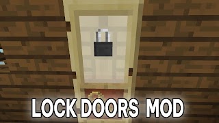 Lock Doors Mod Minecraft PE captura de pantalla 4