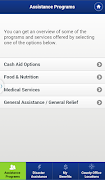 CalWIN Mobile Application screenshot 1
