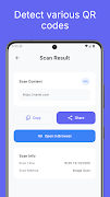 برنامه‌نما QR Code - Scanner Generator عکس از صفحه