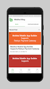 پوستر WordPress Blog App Builder