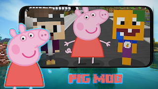 Pig mod for Minecraft PE Cartaz