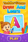 Toddler Games Draw And Learn plakat