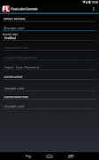 Float Label Example Screenshot 5
