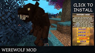 برنامهنما Werewolf Mod For Minecraft PE عکس از صفحه